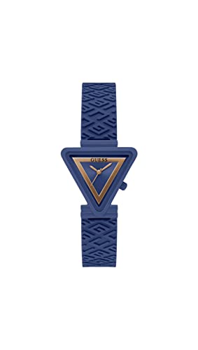 GUESS Ladies 34mm Watch - Blue Strap Blue Dial Blue Case