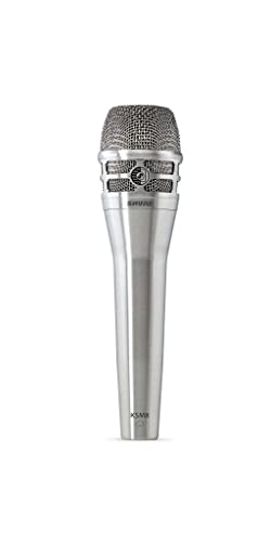 Shure KSM8 Dualdyne Vocal Microphone - Cardioid Dynamic Mic with 2 Ultra Thin Diaphragms and Reverse Airflow Technology for Unmatched Control of Proximity Effect, Presence Peaks, and Bleed - Nickel