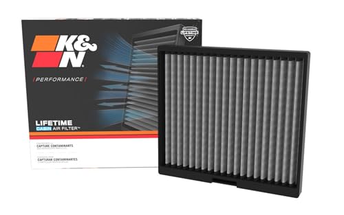 KN LIFETIME Cabin Air Filter: Premium, Washable, Clean Air for your Cabin: Compatible with 2009-2020 Nissan 370Z, VF2082