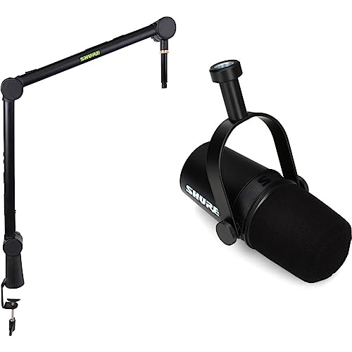 Shure MV7X Dynamic Podcast Microphone with Boom Arm Bundle