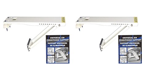 AC Safe White Steel Universal Air Conditioner Support 80 lb.