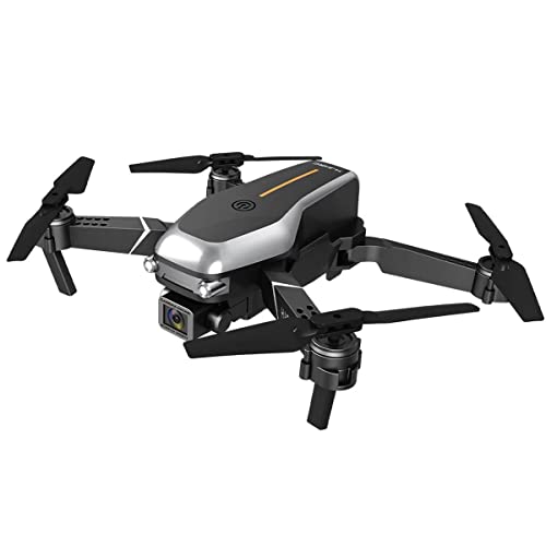 E88 Pro Drone with 4K Camera, WiFi FPV 1080P HD Dual Foldable RC Quadcopter Altitude Hold, Headless Mode, Visual Positioning, Auto Return Mobile App Control, Black, 7.83 x 7.17 x 2.87 inches