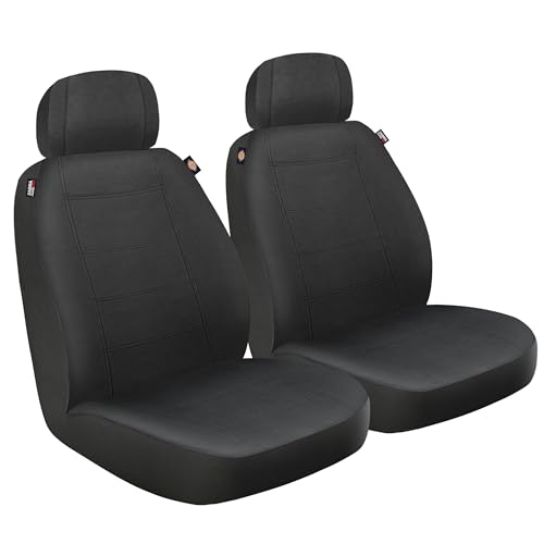 DICKIES 40321 Deluxe Black, 2-Piece Seat Cover