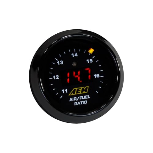 AEM 30-4110NS Digital Wideband UEGO Gauge without Sensor , Black , 6.025 inches