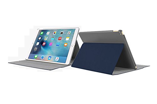 iPad Pro Case,Incipio Faraday iPad Pro Ultra-Thin Slim Fit with Magnetic Folio Fold Rigid Over Closure Cover Vegan Leather case - Navy