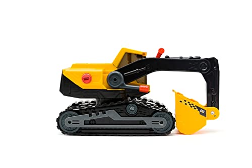 CAT Construction Toys, Construction 11.5" Power Haulers 2.0 Excavator, Lights and Sounds, Ages 3 and up