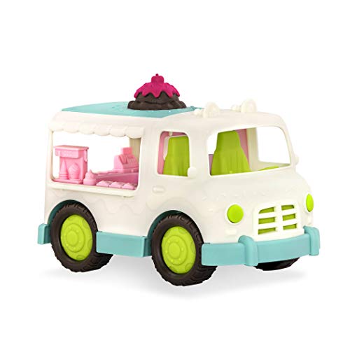 Battat- Wonder Wheels- Toy Ice Cream Truck For Kids, Toddlers Ice Cream Van Toy Pretend Play- Recyclable Materials 1 year +