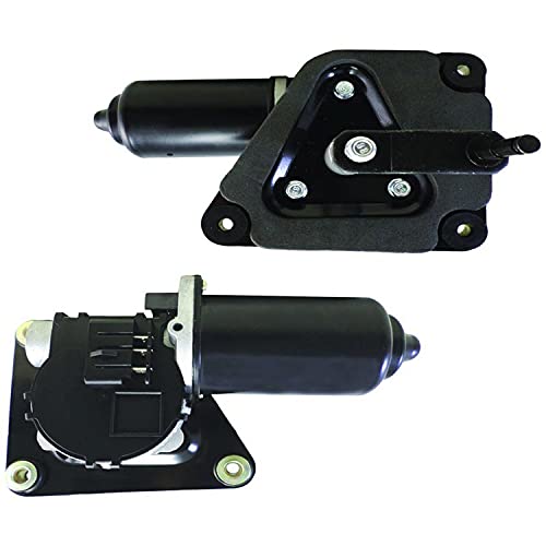 OEG Parts New Front Wiper Motor W/Metal Mounting Plate Compatible With Ford Bronco F Super Duty F-150 F250 F-350 1987-2019 By Part Number E7TZ-17508-A, E7TZ17508A, AA140299, 85-299, 601-201, 40-299