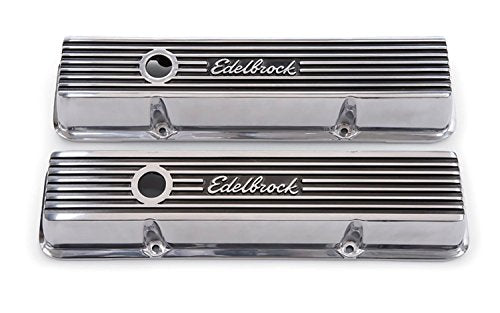 Edelbrock 4262 Valve Cover Kit Elite II Series SBC Short, Multi, One Size