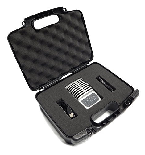 CASEMATIX Studio Microphone Travel Case Compatible with MV51 Digital Large Diaphragm Condenser Mic, MVi Audio Interface, MV88, MVL, Lavalier Mic and More, Includes Case Only