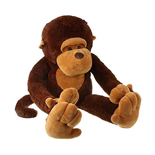 YunNasi Large Stuffed Monkey Giant Monkey Stuffed Animal Big Stuffed Gorilla Plush Toy Gifts for Kids and Girlfriends 43.3 Inches