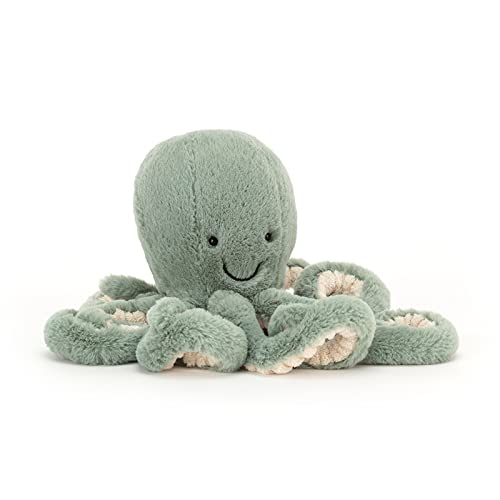 Jellycat Odyssey Octopus Stuffed Animal, Little 10.5 inches Ocean and Sea Plush Toy Classic Children's Gift