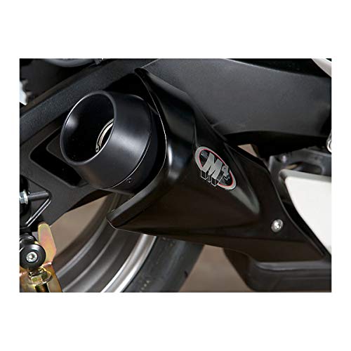 11-16 SUZUKI GSXR600 750: M4 GP Series Slip-On Exhaust - Black BLACK