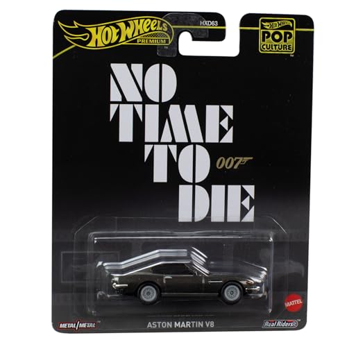 007 JAMES BOND - No time to Die - Model car ASTON MARTIN V8 - Die Cast 1:64 scale - length 7 cm - HVJ36