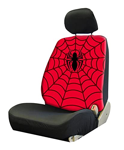 Plasticolor 006938R01 Marvel Spiderman Low Back Universal Fit Car Truck SUV Seat Cover