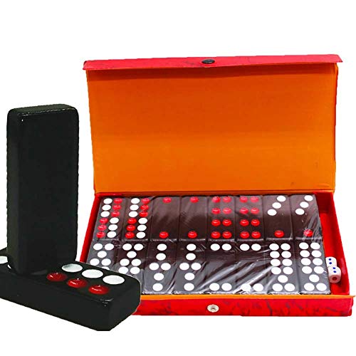 ZCL Pai Gow Set Pai Gow Poker Pai Gow Tile Set, Pai Gow Large Adult Household Hand Rubbing Cards, Entertaining Party Games Size : 38