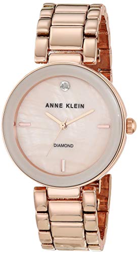 Anne Klein Women's Genuine Diamond Dial Bracelet Watch