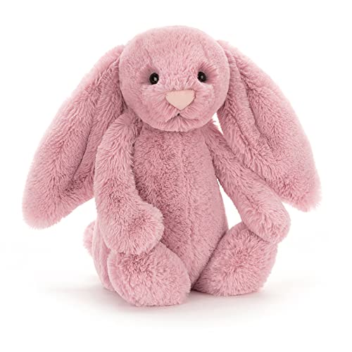 Jellycat Bashful Tulip Pink Bunny Stuffed Animal, Medium 12 inches Rabbit and Bunny Plush Toy Classic Children's Gift