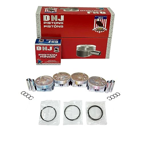 DNJ PRK720D Piston and Ring Kit For 2006-2011 Subaru Forester Impreza Legacy Outback 2.5L H4 SOHC 16V Naturally Aspirated EJ253