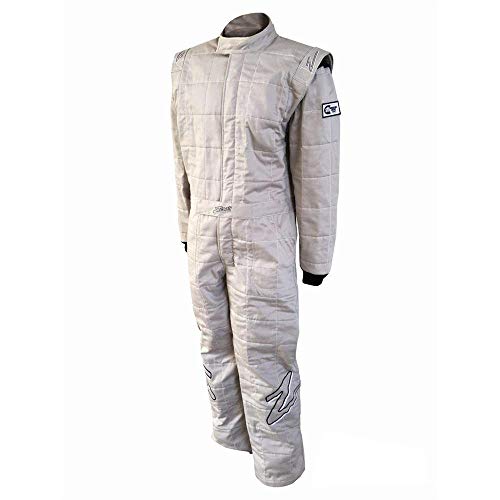 Zamp ZR-30 SFI 3.2A/5 Gray Three Layer Race Suit Medium