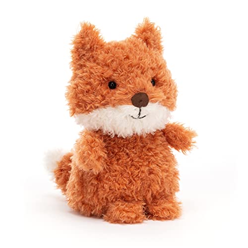 Jellycat Little Fox Stuffed Animal, 7 inches Woodland Plush Toy Classic Children's Gift