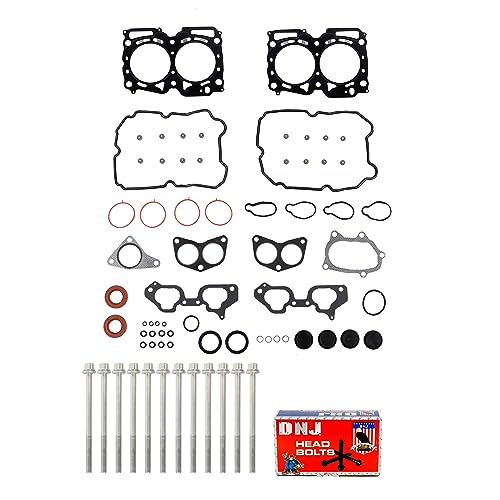 DNJ HGB724 Cylinder Head Gasket Set with Head Bolt Kit for 2010-2014 Subaru Forester 2.5L H4 2458cc 16V DOHC