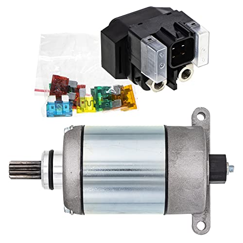 NICHE Starter Motor Solenoid Kit For Yamaha Grizzly 700 550 Kodiak 700K 28P-81890-00-00 3P6-81940-00-00 ATV