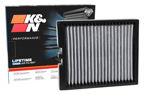 KN LIFETIME Cabin Air Filter: Premium, Washable, Clean Air for your Cabin: Compatible with Select 2010-2019 Ford/Lincoln Explorer, Flex, Taurus, MKT Vehicle Models, VF1011