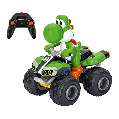 Carrera RC Nintendo Mario Kart 2.4 GHz Radio Remote Control Toy Car Vehicle - Yoshi Quad