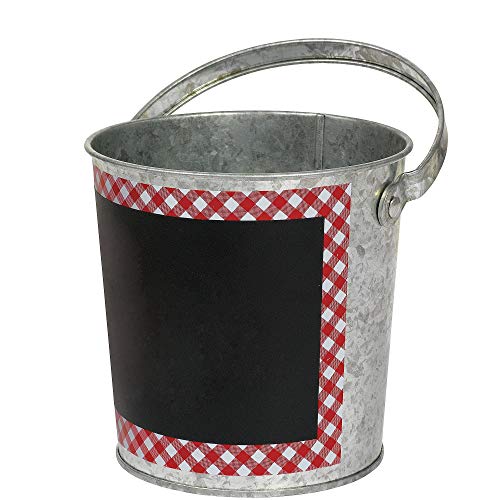 amscan 130122 Picnic Party Chalkboard Bucket, 4.75", 1 Piece