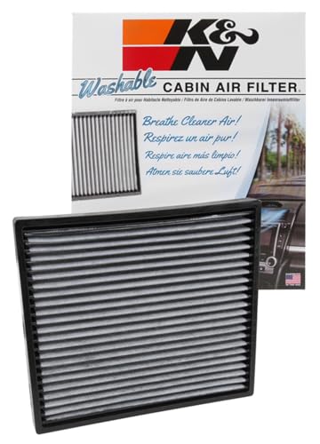 KN Cabin Air Filter: Premium, Washable, Clean Airflow to your Cabin Air Filter Replacement: Designed for Select 2003-2015 CADILLAC CTS-V, CTS, STS, SRX, STS-V, VF2043