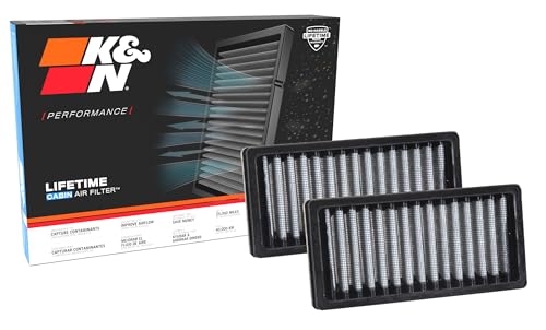 KN LIFETIME Cabin Air Filter: Premium, Washable, Clean Air for your Cabin: Compatible with Select 2011-2018 JEEP Wrangler, JK, III Vehicle Models, VF1010