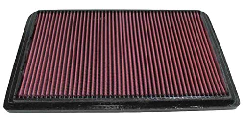 KN Engine Air Filter: Increase Power Acceleration, Washable, Premium, Replacement Car Air Filter: Compatible with 2008-2017 MITSUBISHI Pajero, Pajero IV, Pajero Classic, Shogun, Montero, 33-2164