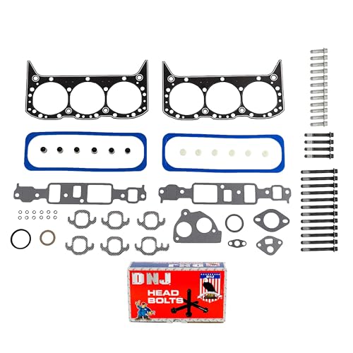 DNJ HGB3126 Cylinder Head Gasket Set with Head Bolt Kit for 1987-1992 Chevrolet Astro 4.3L 262cid V6 OHV