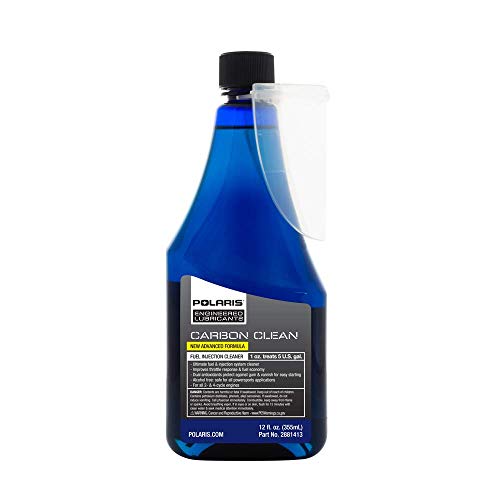 Polaris Carbon Clean Fuel Treatment for RANGER 570, 1000, XP 1000, CREW XP 1000 and GENERAL 1000, XP 1000, XP 4 1000 Models and More, for 2 and 4 Cycle Engines, 12 Ounce Bottle, Qty 1-2881413