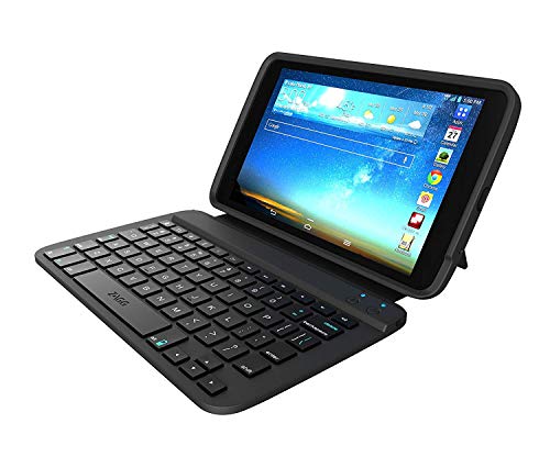 ZAGG Folio Case, Hinged with Backlit Bluetooth Keyboard for LG G Pad 8.5 - Black G85ZKF-BK0