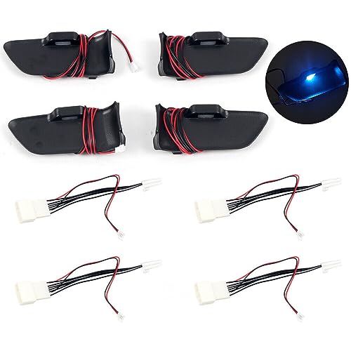 For Toyota Corolla 2020-2023, Corolla Cross 2022-2024 Interior Car Door Handle Bowl LED Blue Lights Car Accessorie 1 set