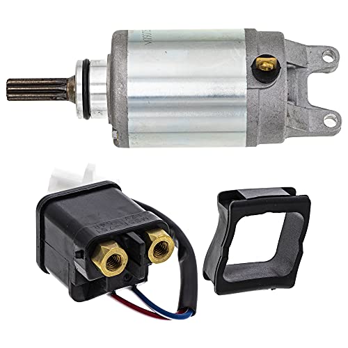 NICHE Starter Motor Solenoid Kit For 2006-2009 Suzuki Quadracer 450 LTR450 LTR450Z 31100-45G00 31800-29F00 ATV