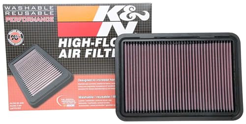 KN Engine Air Filter: Reusable, Clean Every 75,000 Miles, Washable, Premium, Replacement Car Air Filter: Compatible with 2017-2020 SUZUKI Swift V, 33-3130