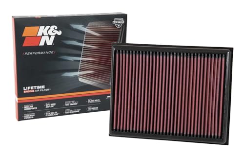 KN Engine Air Filter: Increase Power Acceleration, Washable, Premium, Replacement Car Air Filter: Compatible 2015-2019 MERCEDES BENZ/NISSAN/RENAULT X220d, X250d, Navara, NP300, Alaskan, 33-3059