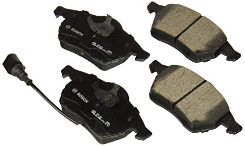 BOSCH BC687A QuietCast Premium Ceramic Disc Brake Pad Set - Compatible with Select Audi 100 Quattro, A4 Quattro, A6, A6 Quattro, A8, A8 Quattro, TT, TT Quattro Volkswagen Beetle, Golf, Jetta FRONT