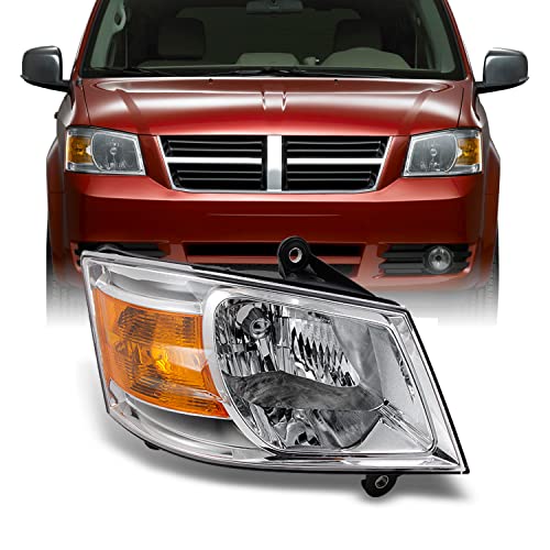 AKKON - For Dodge Grand Caravan Clear Passenger Right Side Front Headlight Head Lamp Front Light Replacement