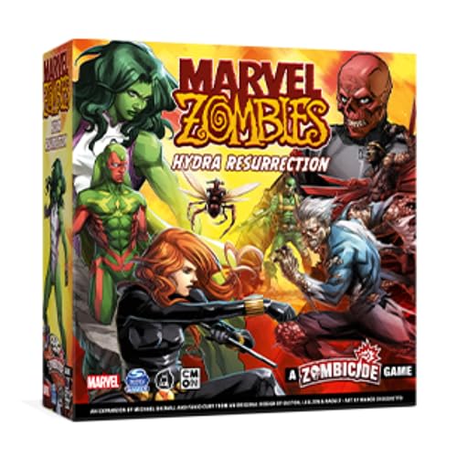 Marvel Zombies: A Zombicide Game - Hydra Resurrection - Battle Red Skull's Zombie Hydra Soldiers! Cooperative Strategy Game, Ages 14+, 1-6 Players, 90 Minute Playtime, Made by CMON