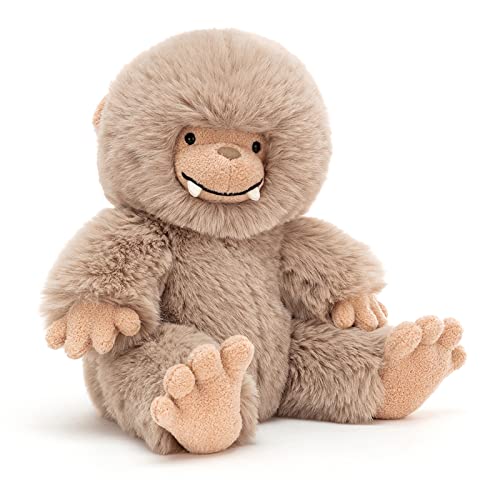 Jellycat Bo Bigfoot Stuffed Animal, 11" Bigfoot Plush Toy Classic Children's Gift Halloween Plush