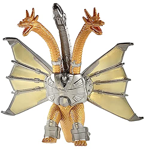 TwCare Godzilla vs. Mecha King Ghidorah, 2021 Movie Series Movable Joints King of The Monsters Action Figures Birthday Kid Gift, Carry Bag