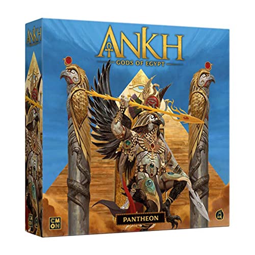 Ankh Gods of Egypt Board Game Pantheon EXPANSION - Expand Your Divine Dominion, Strategy Game for Kids and Adults, Ages 14+, 2-5 Players, 90 Minute Playtime, Made by CMON