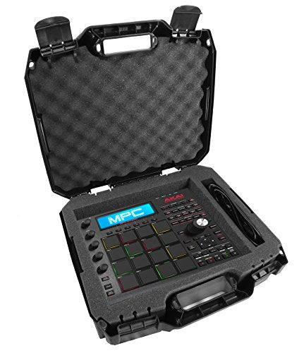 CASEMATIX Hard Shell Travel Case Compatible with Akai FIRE, MPK mini Play, MPC ONE, APC Key 25, MPD226, MPD218, APC Mini, MPK Mini mk3, MPC Studio, Element, MidiMix Tom Cat Rhythm Wolf, Case Only