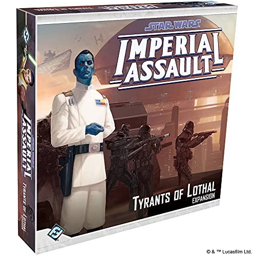 Star Wars Imperial Assault Board Game Tyrants of Lothal EXPANSION - Epic Sci-Fi Miniatures Strategy Game for Kids and Adults, Ages 14+, 1-5 Players, 1-2 Hour Playtime, Made by Fantasy Flight Games