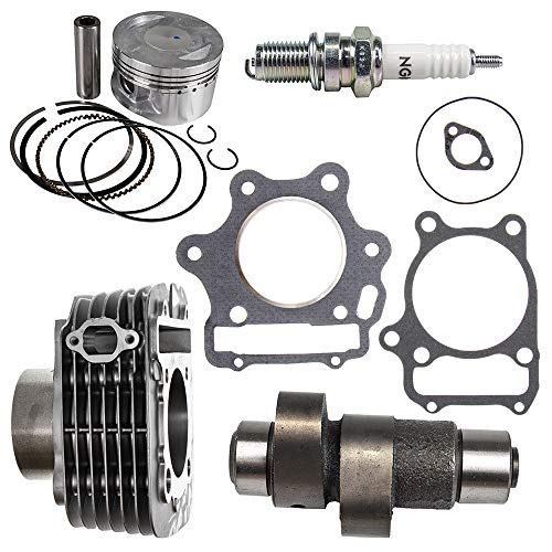 NICHE Cylinder Piston Gasket Camshaft Kit for Yamaha Warrior Big Bear Bruin Raptor 350 1YW-11631-01-Y0