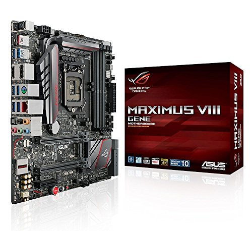 Asus ROG MAXIMUS VIII GENE LGA1151 DDR4 M.2 SATA 6Gb/s USB3.1 Type A Type C Intel Z170 mATX Motherboard